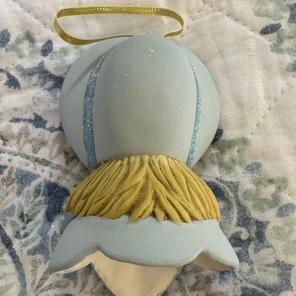 Victorian Ceramic Vintage Christmas Lady rare unique cottagecore shabbychic - Picture 3 of 3